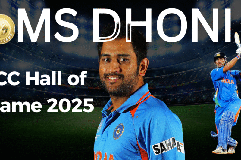 MS Dhoni ICC Hall of Fame 2025 newsdesi.com
