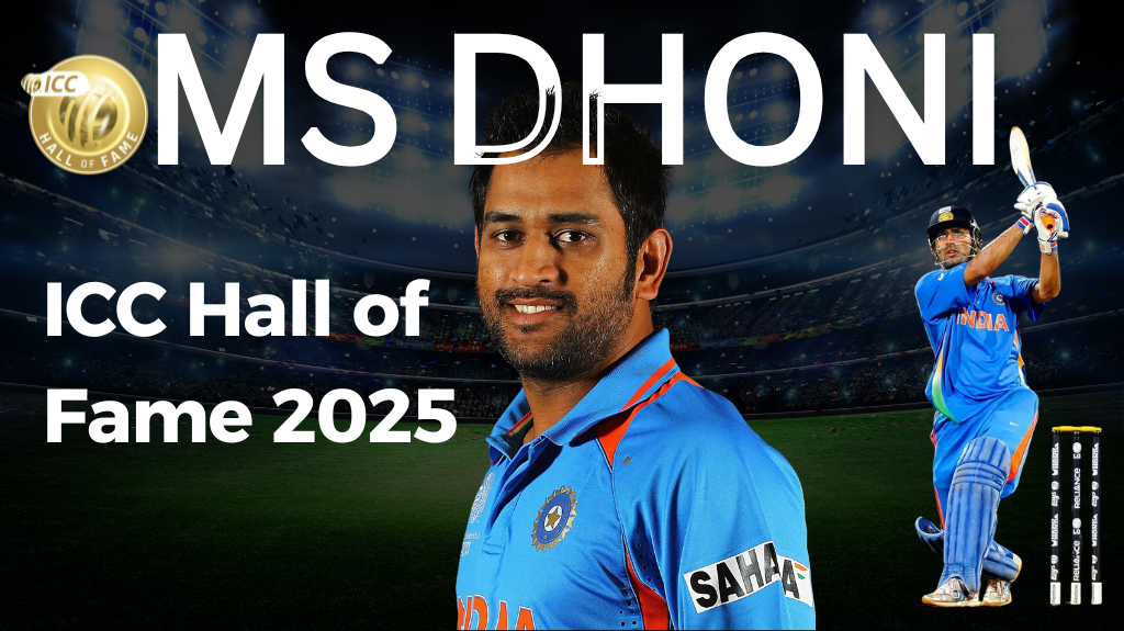MS Dhoni ICC Hall of Fame 2025 newsdesi.com